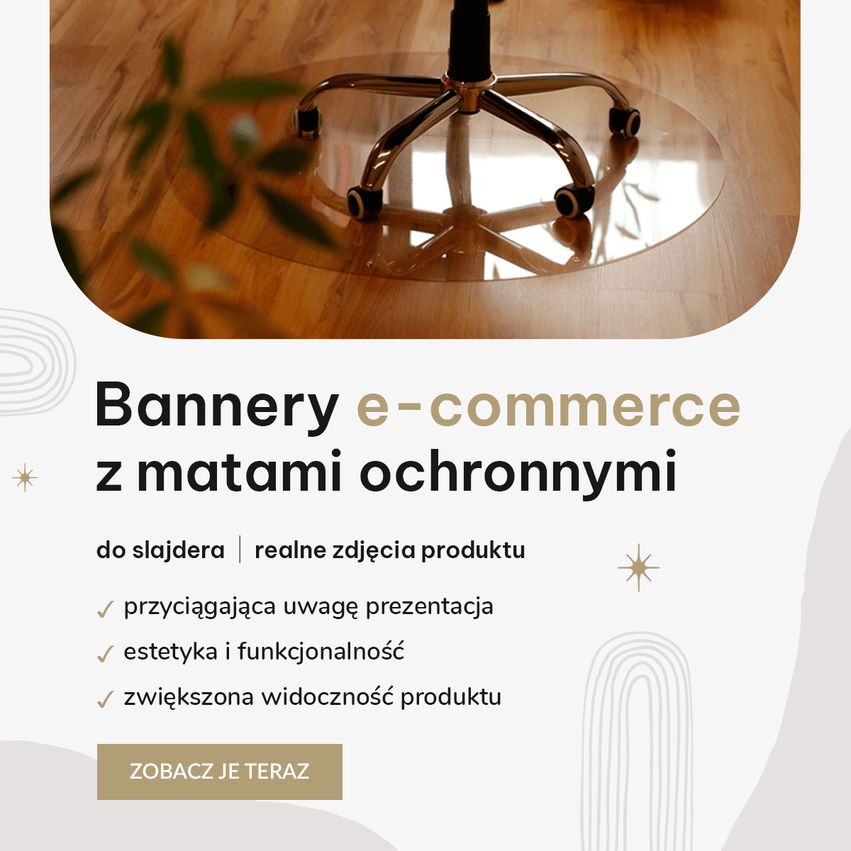 Bannery e-commerce z matami ochronnymi