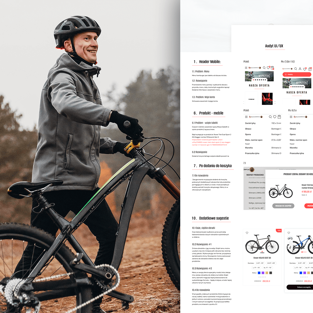 Audyt sklepu internetowego z rowerami